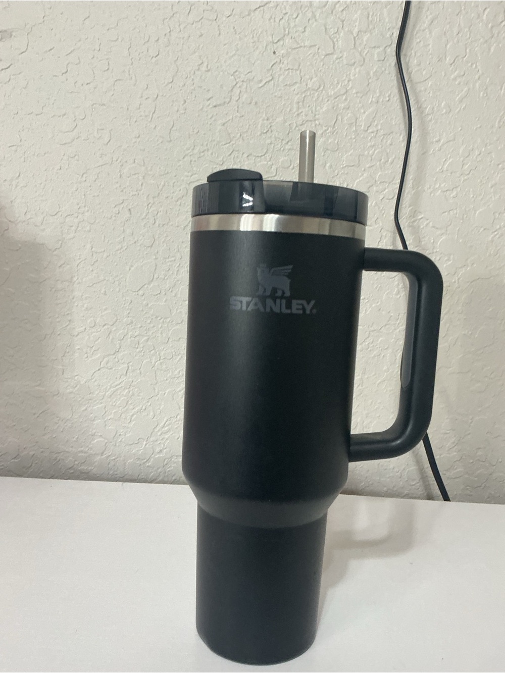 Black Stanley tumbler